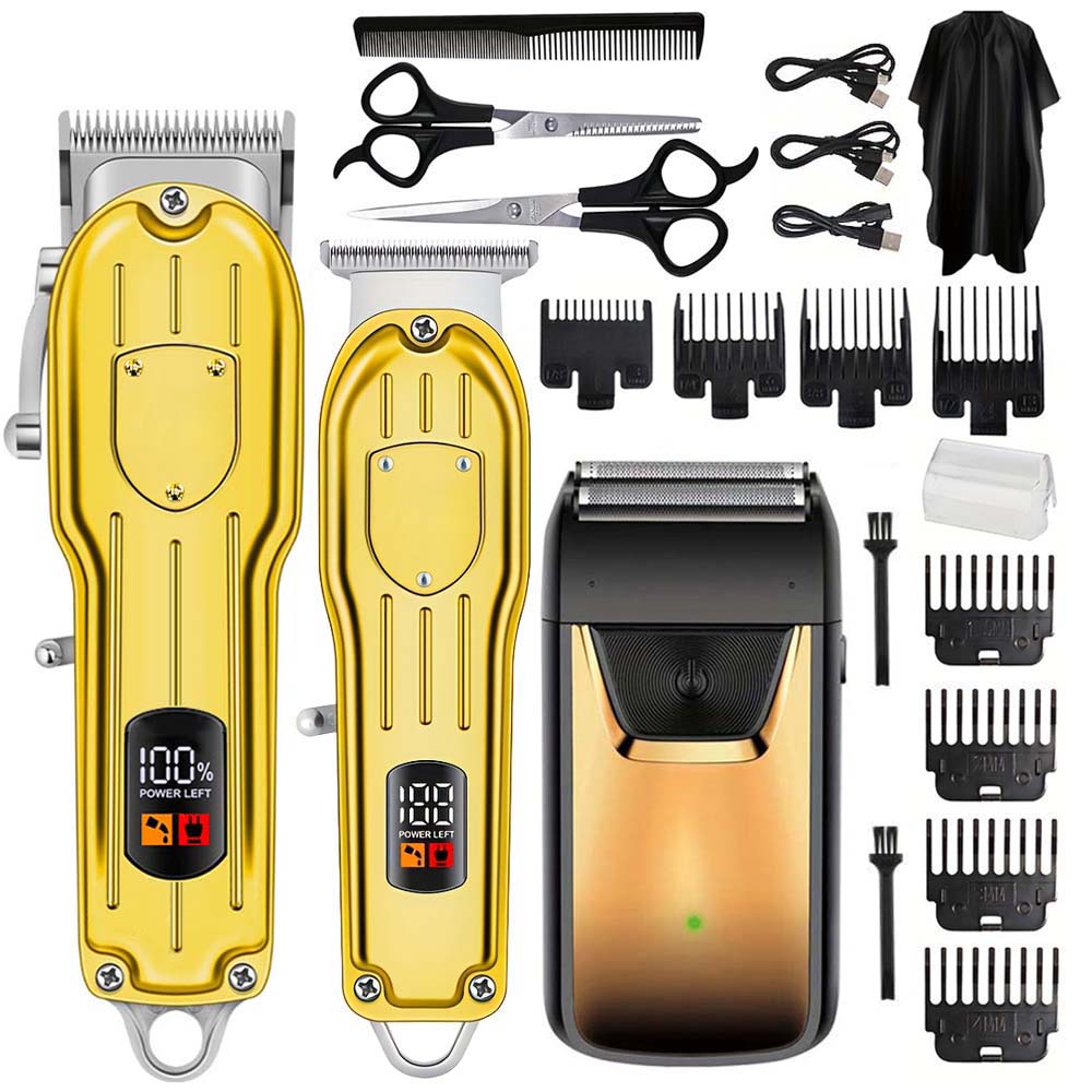 Mens Grooming Tools - Conjunto Profissional de Máquina de Cortar
