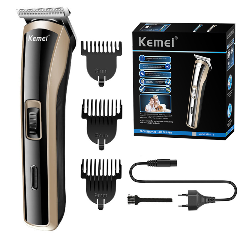 Mens Grooming Tools - Kemei-Clipper de cabelo sem fio elétrico