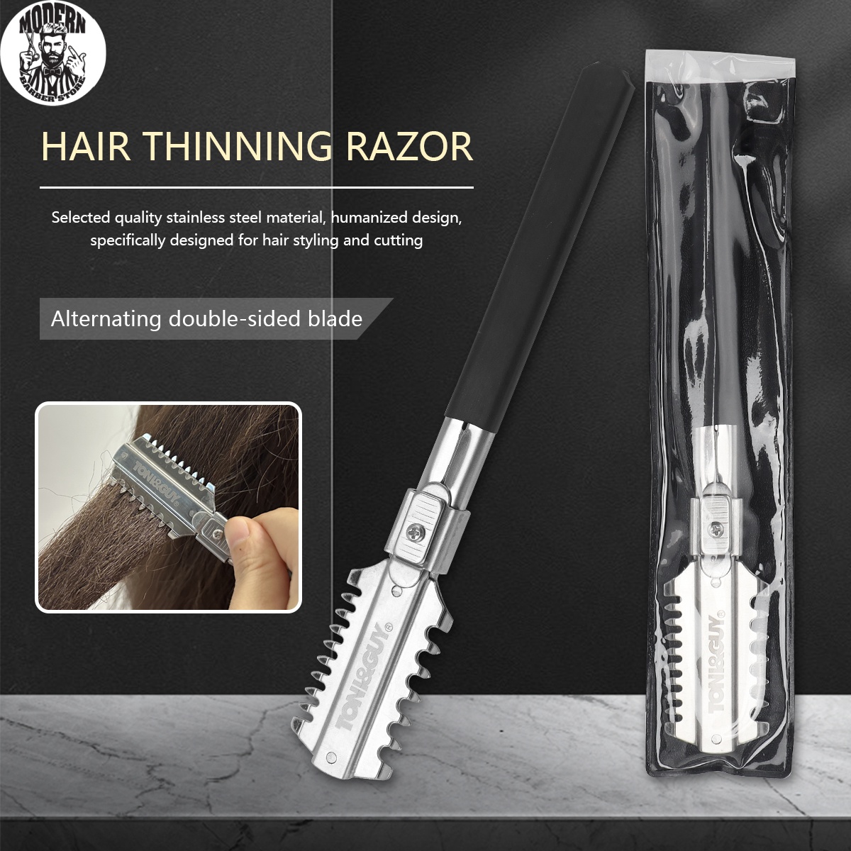 Mens Grooming Tools - Navalha de Barbear de Dupla Lâmina