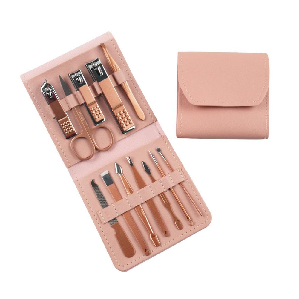 Mens Grooming Kit Case - Viagem mini conjunto de manicure prego