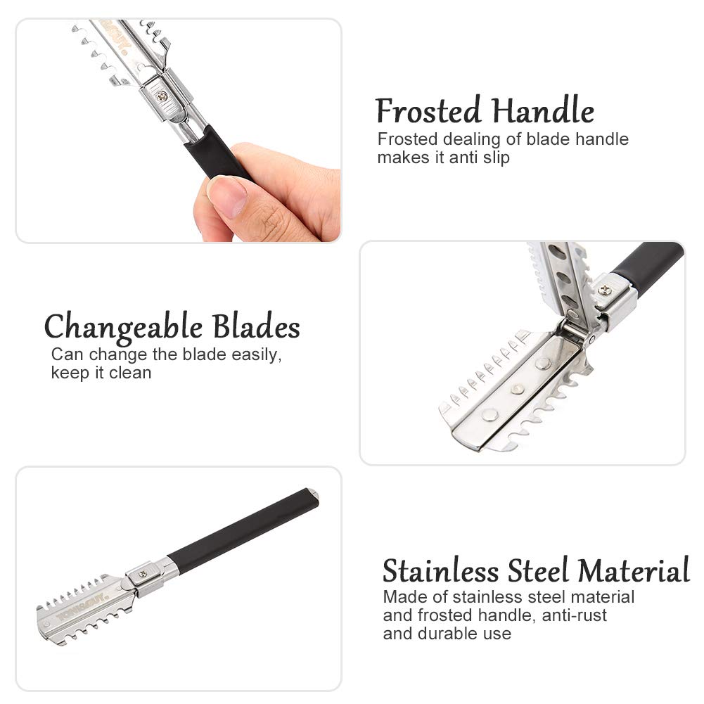 Dupla borda de barbear corte d - Mens Grooming Tools avaliação e preço