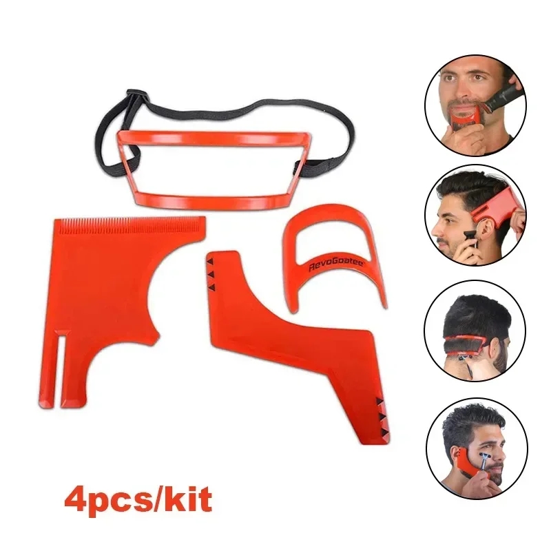2/4 pçs pentes de barba dos ho - Mens Grooming Tools avaliação e preço