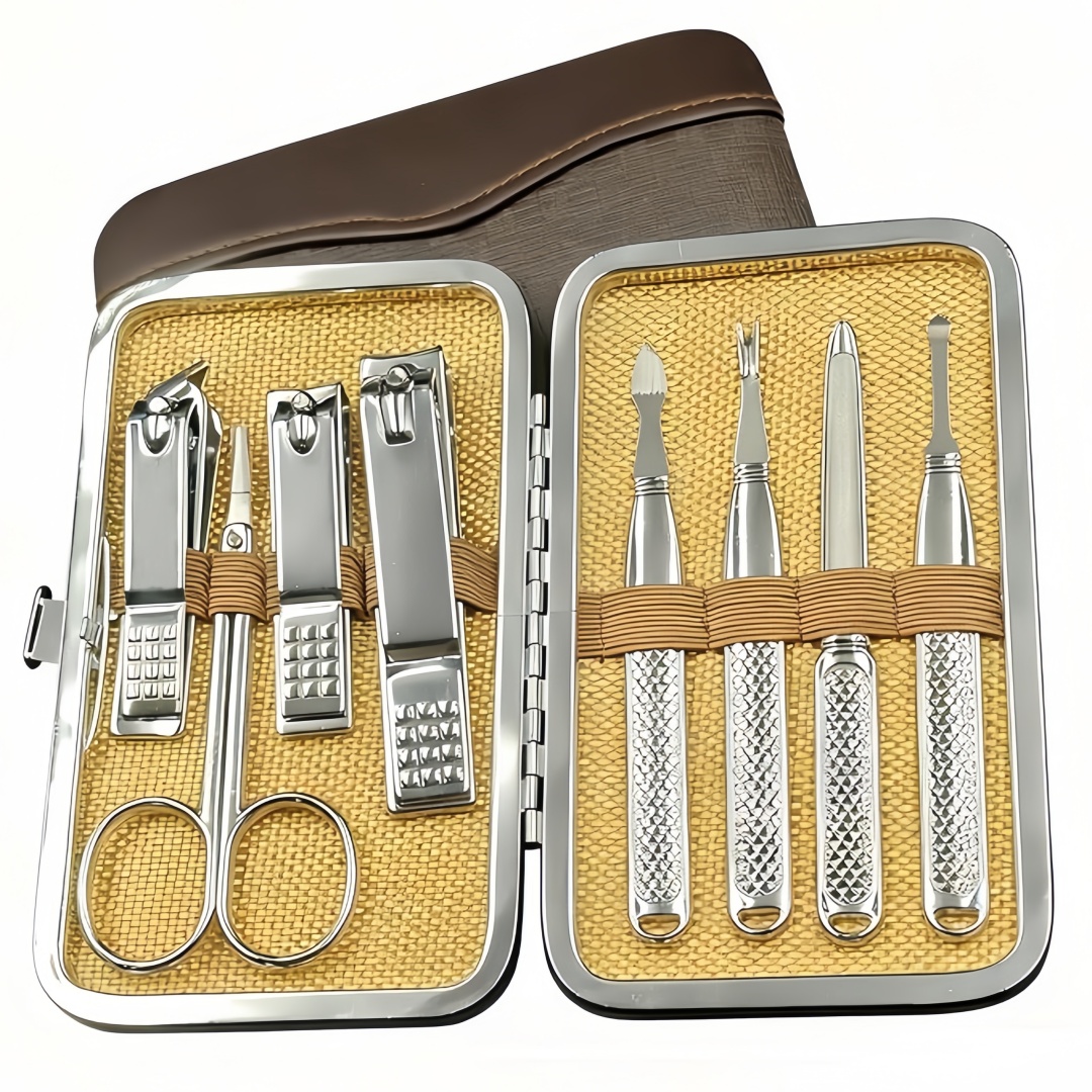 Kit de Manicure Profissional p - Mens Grooming Kit Case avaliação e preço