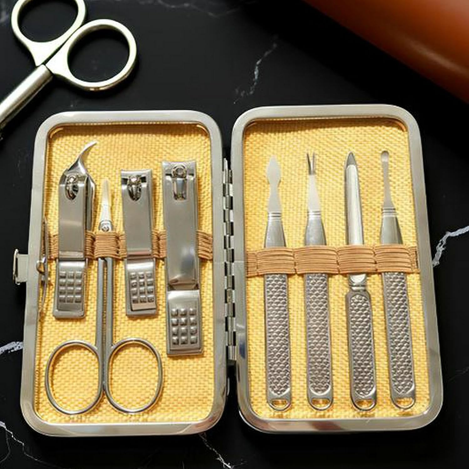 Kit de Manicure Profissional p - Mens Grooming Kit Case avaliação e preço