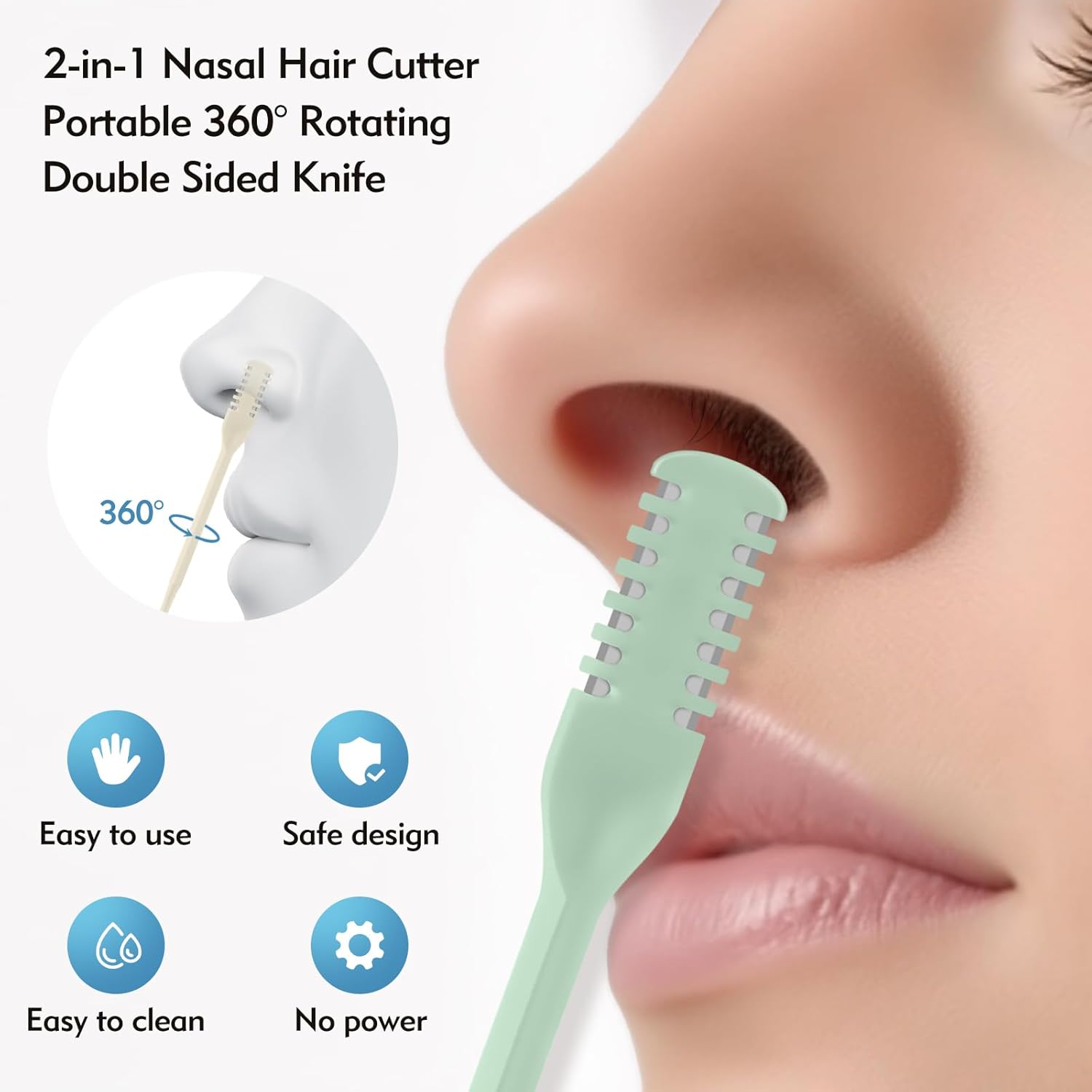 5/20/50 Peças Cortador Nasal 2 - Mens Grooming Tools avaliação e preço