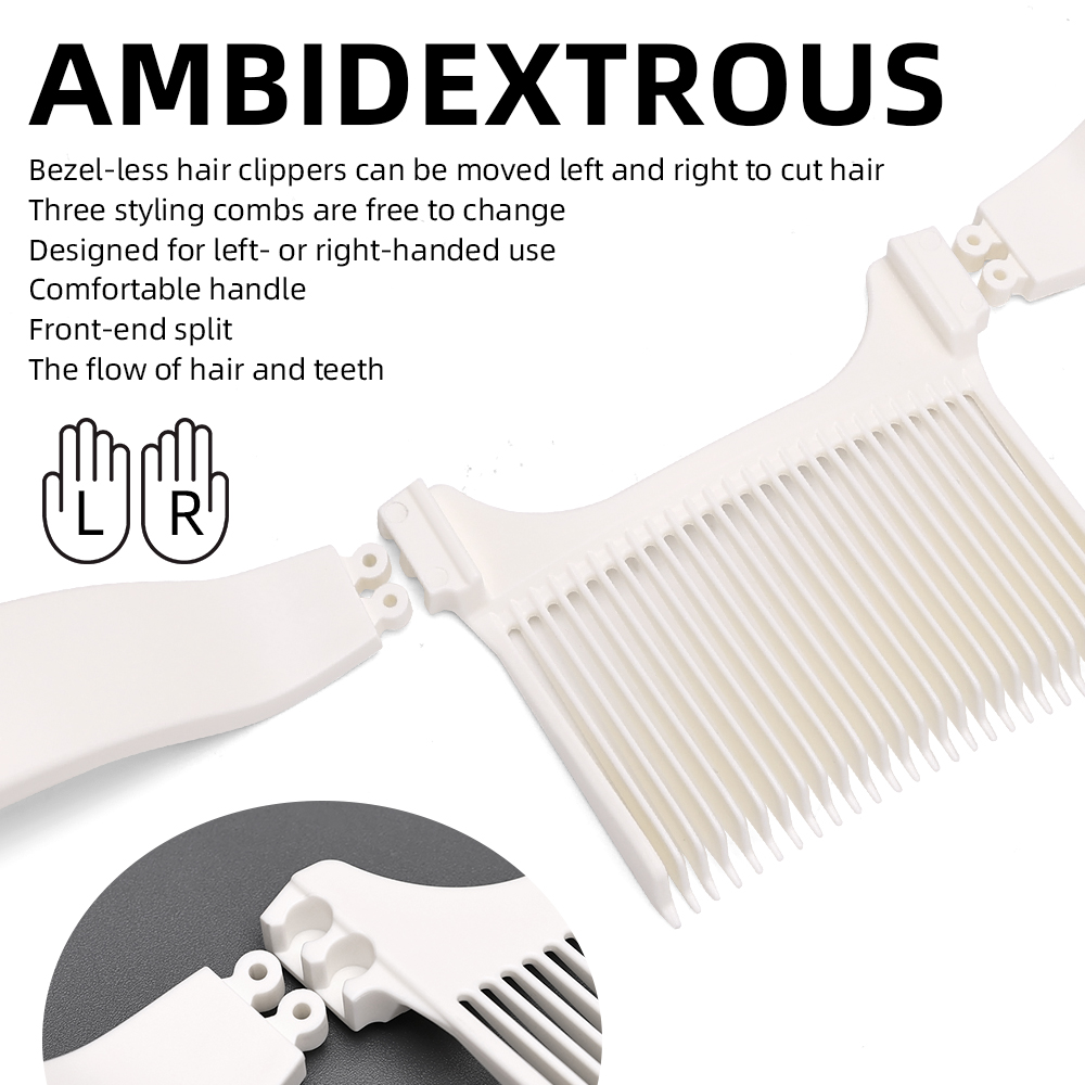 Conjunto de pente de alinhamen - Hair Clipper Professional avaliação e preço