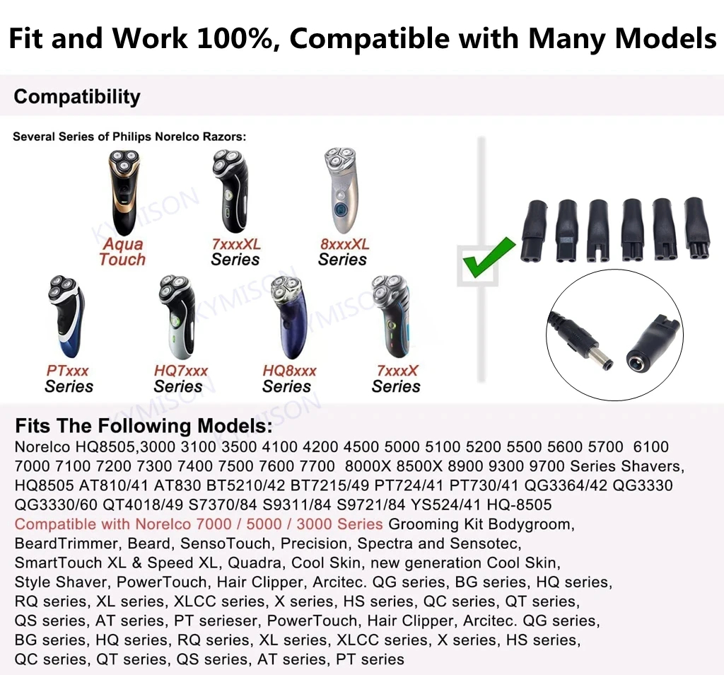 Cabo de Alimentação de Substit - Men'S Grooming Clippers avaliação e preço