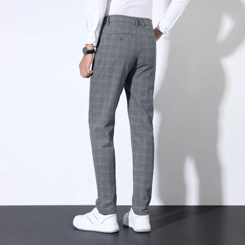 Algodão xadrez listrado clássi - Men'S Groom avaliação e preço