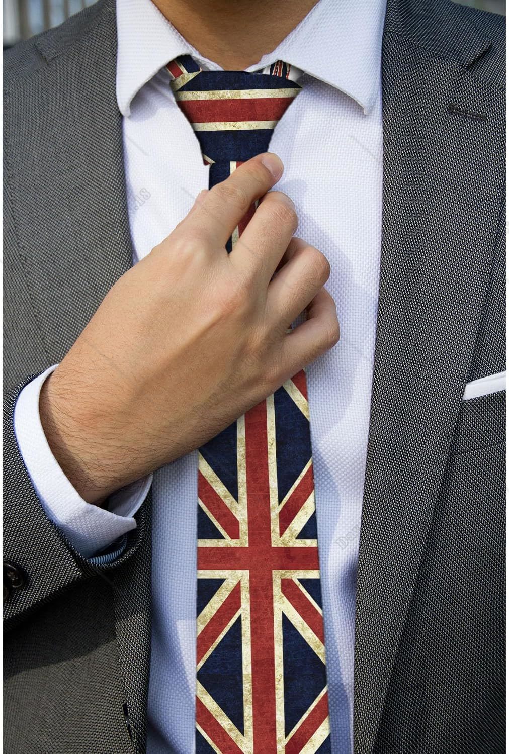 Gravata masculina com bandeira - Men'S Grooming Uk avaliação e preço