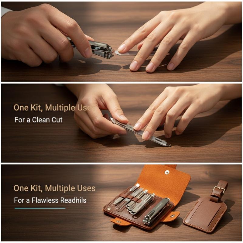 Kit de Manicure e Pedicure 10  - Mens Grooming Kit Case avaliação e preço