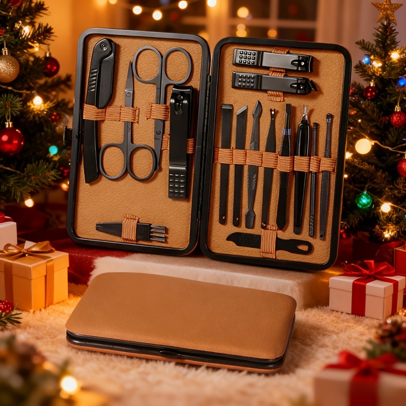 Conjunto de Manicure e Pedicur - Mens Grooming Kit Case avaliação e preço