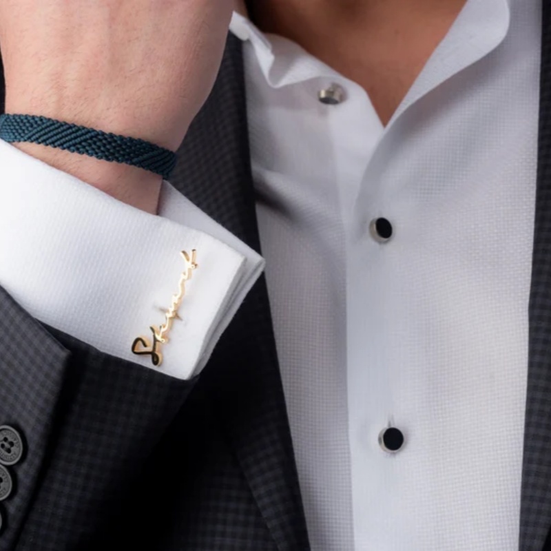 Abotoaduras personalizadas com - Men'S Groom avaliação e preço