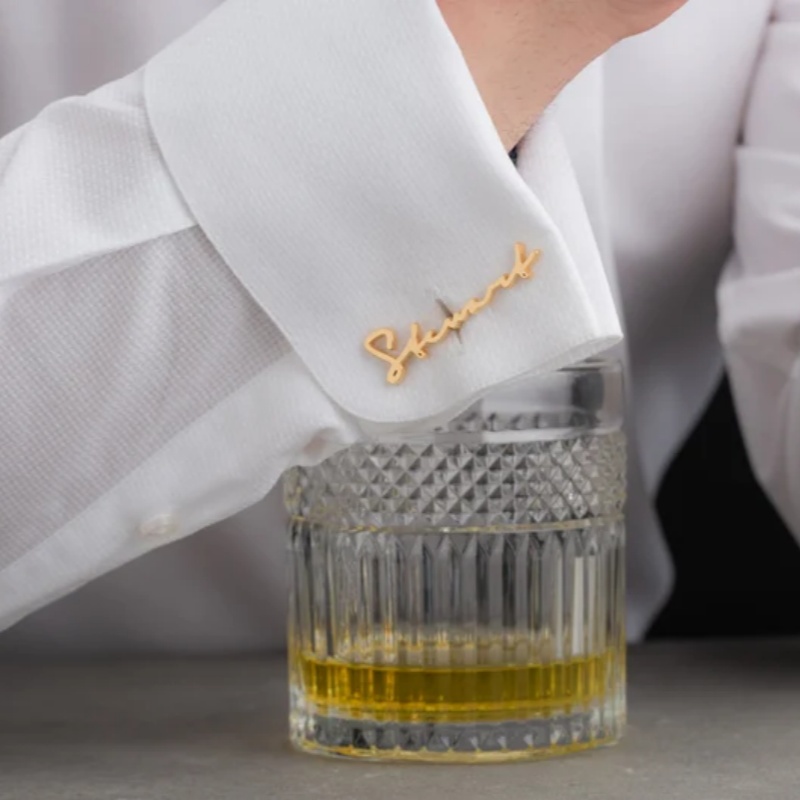 Abotoaduras personalizadas com - Men'S Groom avaliação e preço