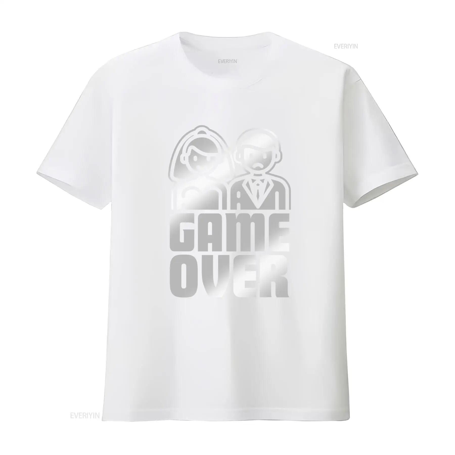 Camiseta GAME OVER para Festa  - Men'S Groom avaliação e preço