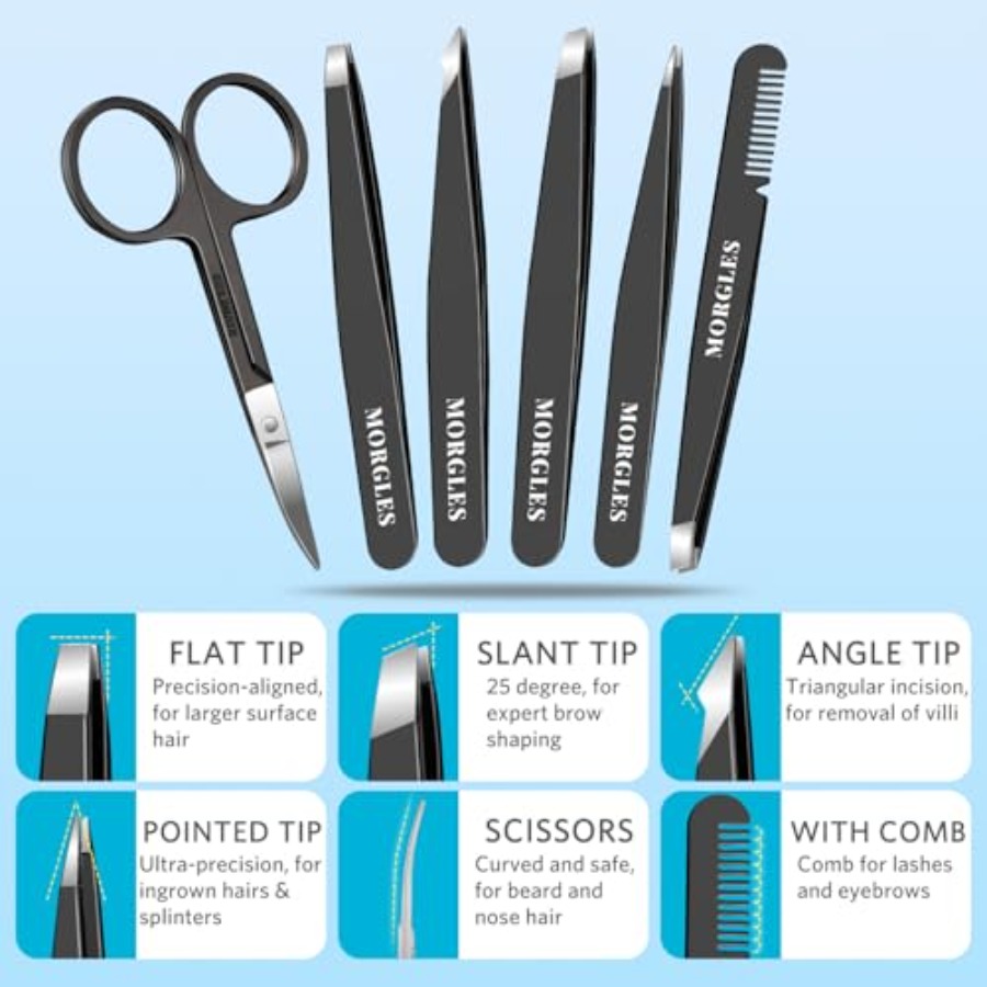 Conjunto de Pinças zz-Tweezers - Mens Grooming Kit Case avaliação e preço